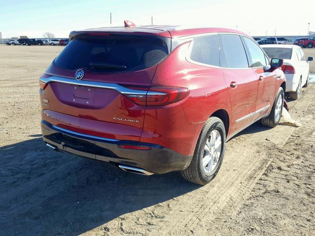 5GAERBKW1JJ242723 - 2018 BUICK ENCLAVE ES RED photo 4