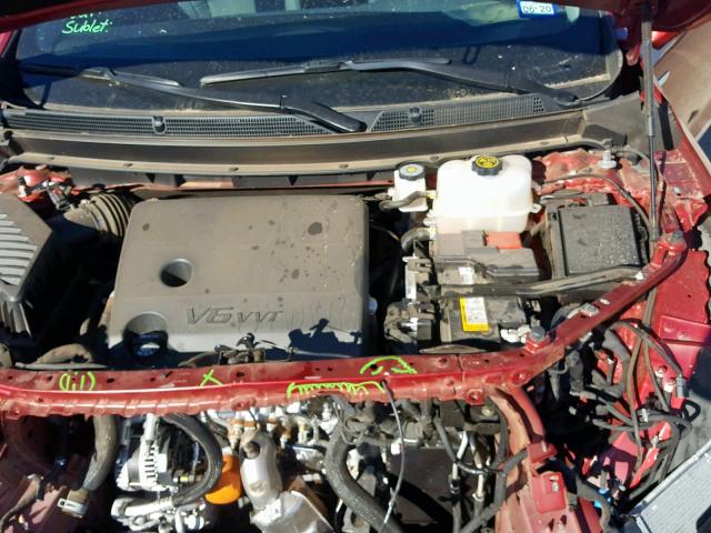 5GAERBKW1JJ242723 - 2018 BUICK ENCLAVE ES RED photo 7