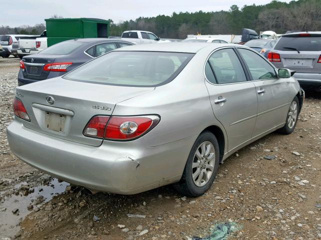 JTHBA30G145016980 - 2004 LEXUS ES 330 SILVER photo 4