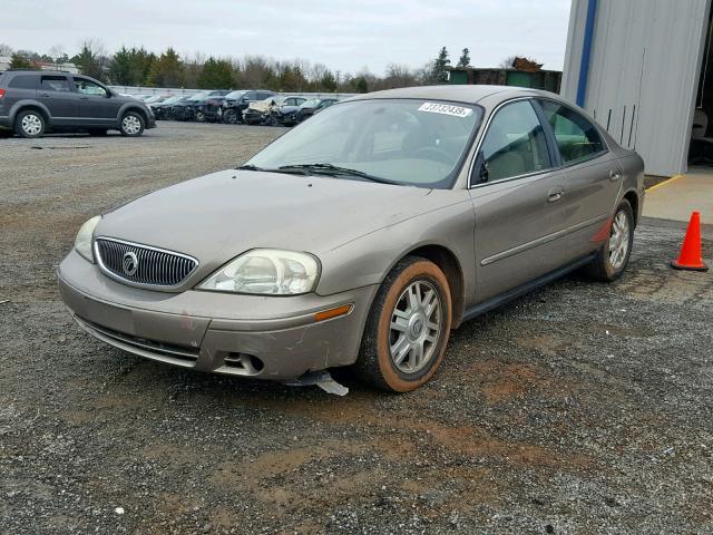 1MEFM50U85A612929 - 2005 MERCURY SABLE GS GOLD photo 2