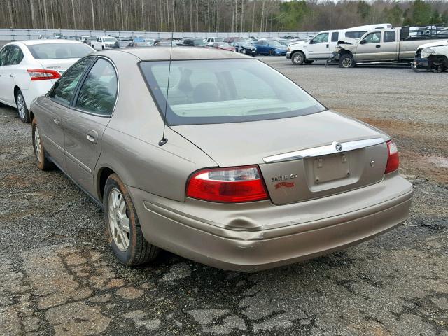 1MEFM50U85A612929 - 2005 MERCURY SABLE GS GOLD photo 3