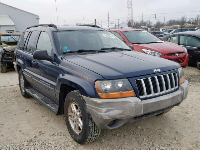 1J4GW48S14C169520 - 2004 JEEP GRAND CHER BLUE photo 1