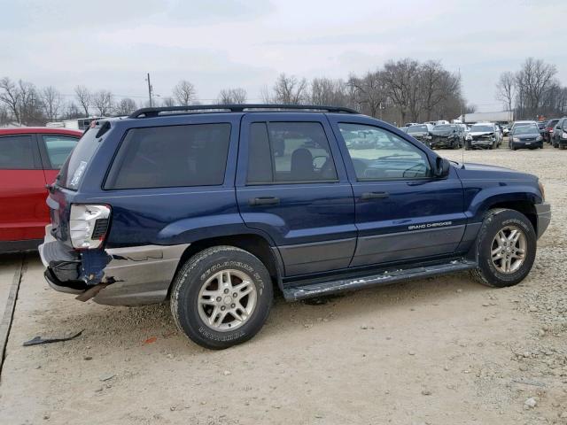 1J4GW48S14C169520 - 2004 JEEP GRAND CHER BLUE photo 9