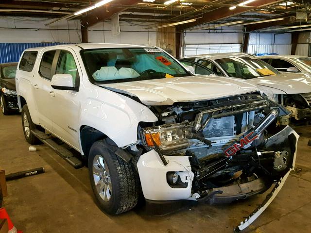 1GTG6CEN0H1211577 - 2017 GMC CANYON SLE WHITE photo 1