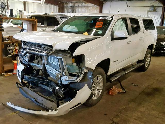 1GTG6CEN0H1211577 - 2017 GMC CANYON SLE WHITE photo 2