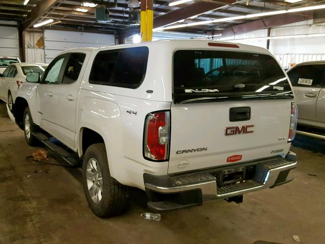 1GTG6CEN0H1211577 - 2017 GMC CANYON SLE WHITE photo 3