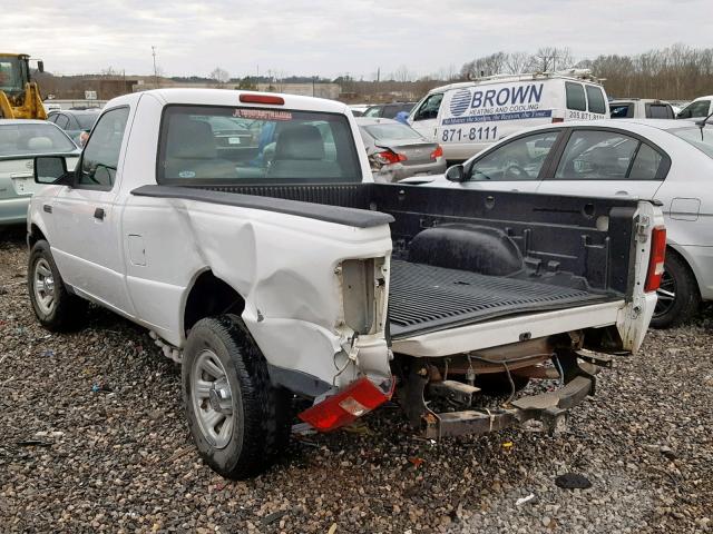 1FTKR1AD2APA37615 - 2010 FORD RANGER WHITE photo 3