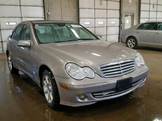 WDBRF92H67F893553 - 2007 MERCEDES-BENZ C 280 4MAT GRAY photo 1