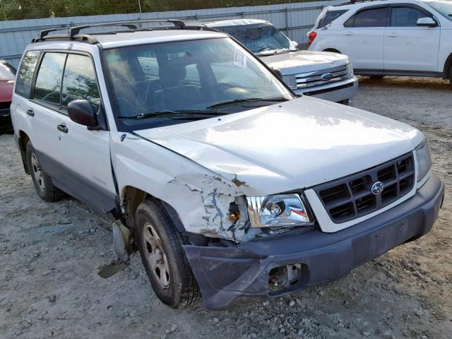 JF1SF6350WG761943 - 1998 SUBARU FORESTER L WHITE photo 1