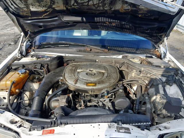 WDBCA35E3MA588569 - 1991 MERCEDES-BENZ 420 SEL WHITE photo 7