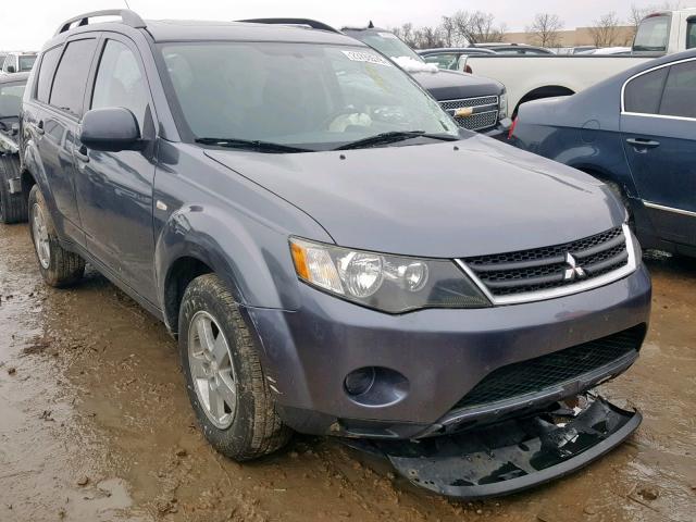 JA4MS31XX7U013411 - 2007 MITSUBISHI OUTLANDER CHARCOAL photo 1