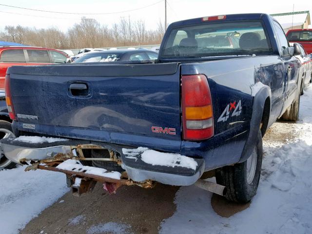 1GTEK14TXYE225955 - 2000 GMC NEW SIERRA BLUE photo 4