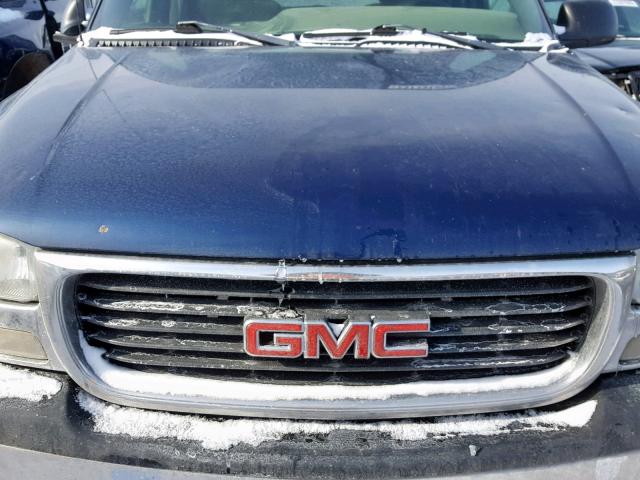 1GTEK14TXYE225955 - 2000 GMC NEW SIERRA BLUE photo 7