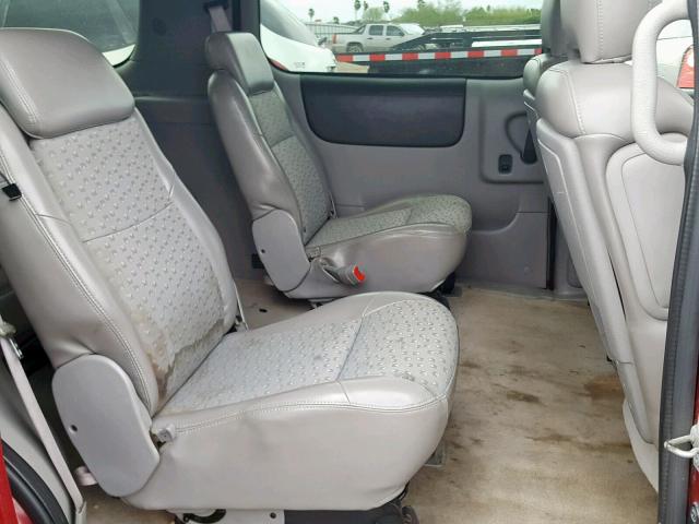 1GNDV23L05D172914 - 2005 CHEVROLET UPLANDER L Qırmızı foto 6