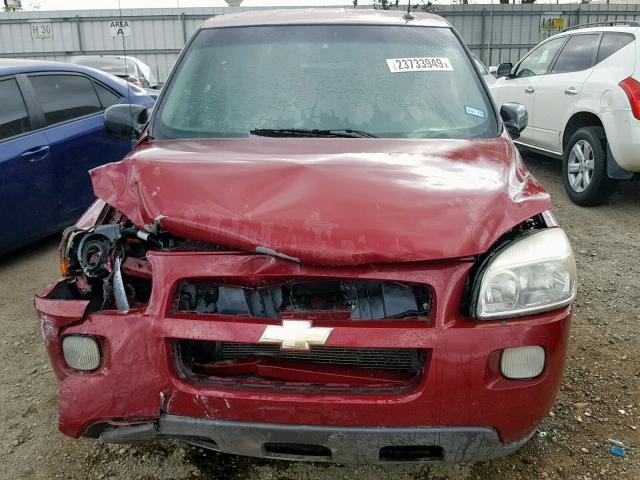 1GNDV23L05D172914 - 2005 CHEVROLET UPLANDER L Qırmızı foto 9