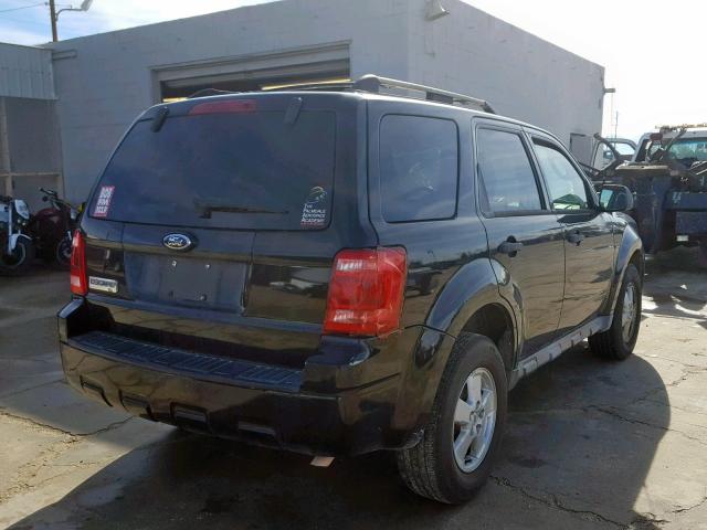 1FMCU03799KA43890 - 2009 FORD ESCAPE XLT BLACK photo 4
