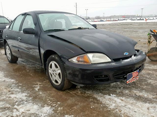 1G1JF524017102495 - 2001 CHEVROLET CAVALIER L BLACK photo 1