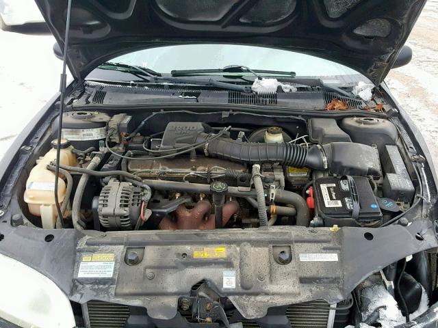 1G1JF524017102495 - 2001 CHEVROLET CAVALIER L BLACK photo 7