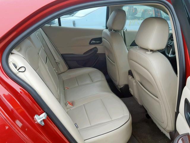 1G11H5SA6DF137231 - 2013 CHEVROLET MALIBU LTZ წითელი ფოტო 6