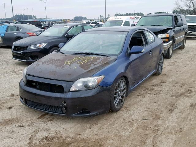 JTKDE167750040217 - 2005 TOYOTA SCION TC BLUE photo 2