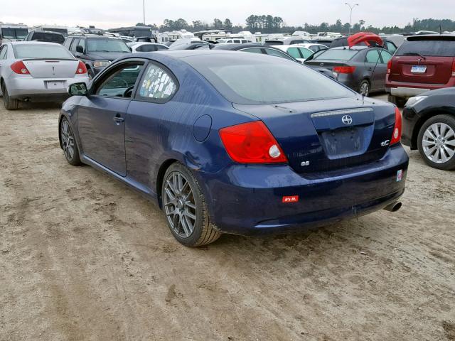 JTKDE167750040217 - 2005 TOYOTA SCION TC BLUE photo 3