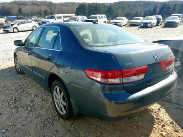 1HGCM66514A035400 - 2004 HONDA ACCORD EX GRAY photo 3