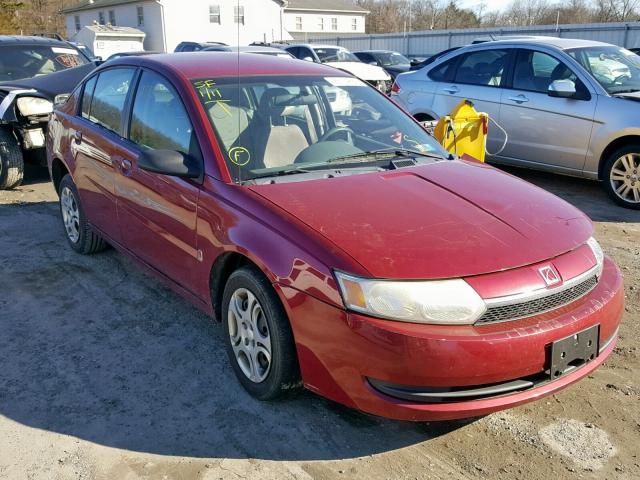 1G8AJ52F74Z204595 - 2004 SATURN ION LEVEL MAROON photo 1