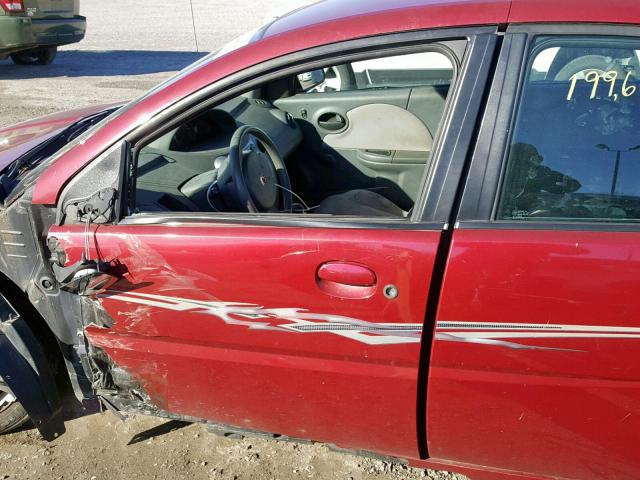 1G8AJ52F74Z204595 - 2004 SATURN ION LEVEL MAROON photo 10