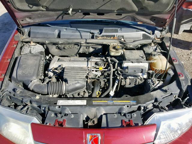 1G8AJ52F74Z204595 - 2004 SATURN ION LEVEL MAROON photo 7