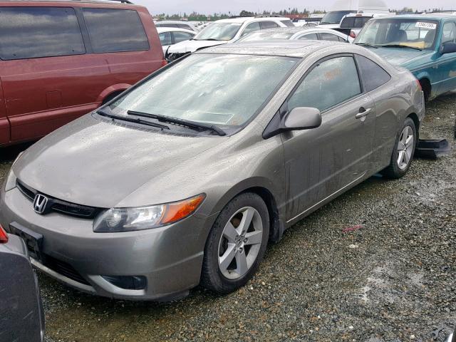 2HGFG12958H538984 - 2008 HONDA CIVIC EXL GRAY photo 2