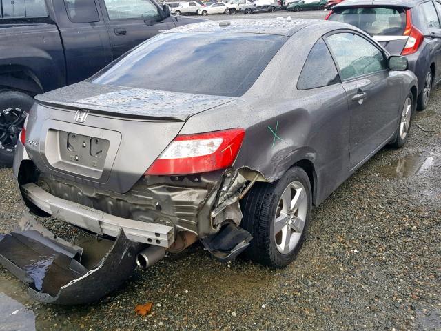 2HGFG12958H538984 - 2008 HONDA CIVIC EXL GRAY photo 4