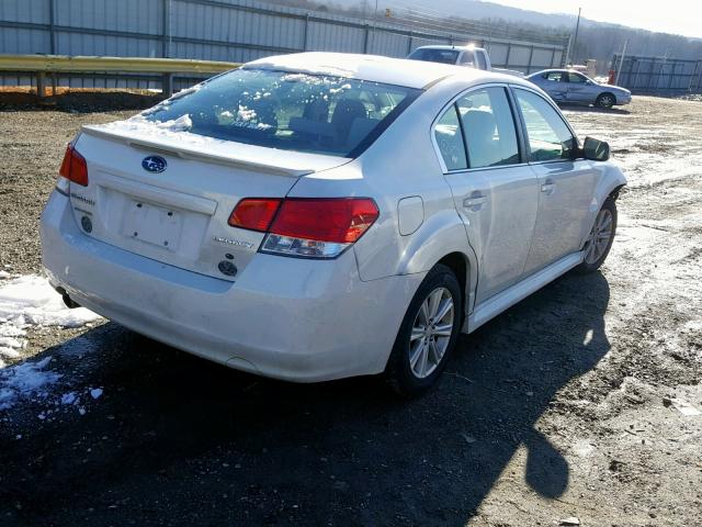4S3BMCC64C3019359 - 2012 SUBARU LEGACY 2.5 თეთრი ფოტო 4