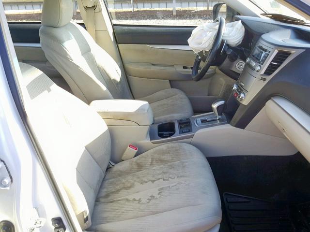 4S3BMCC64C3019359 - 2012 SUBARU LEGACY 2.5 თეთრი ფოტო 5