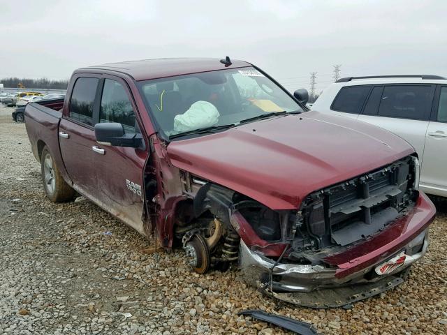 3C6RR7LT2HG738845 - 2017 RAM 1500 SLT MAROON photo 1