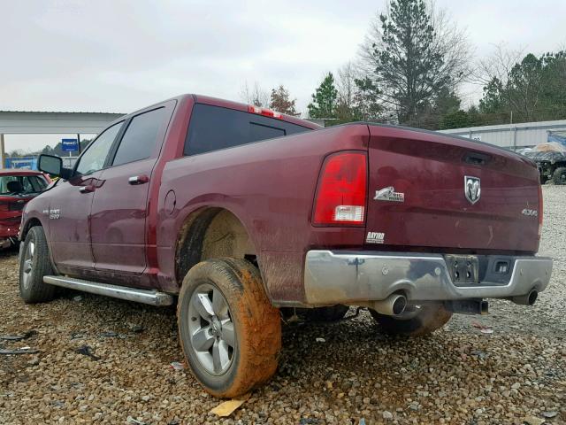 3C6RR7LT2HG738845 - 2017 RAM 1500 SLT MAROON photo 3