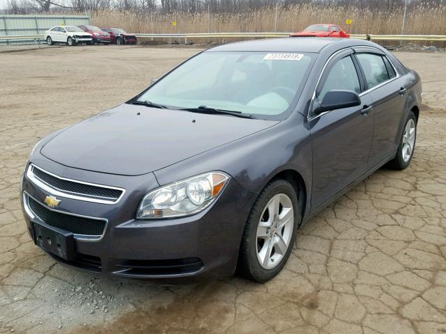 1G1ZA5EU9BF151098 - 2011 CHEVROLET MALIBU LS ნაცრისფერი ფოტო 2