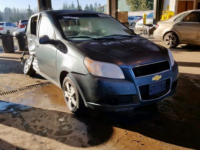 KL1TD6DE4AB129768 - 2010 CHEVROLET AVEO LS GRAY photo 1