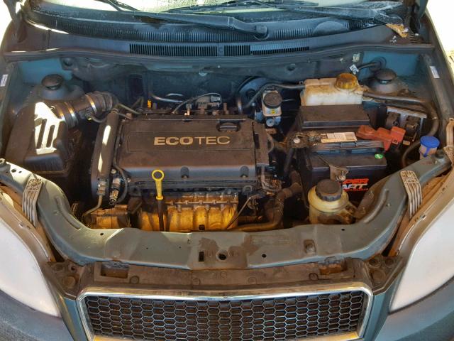 KL1TD6DE4AB129768 - 2010 CHEVROLET AVEO LS GRAY photo 7