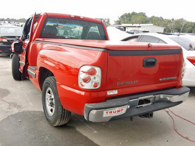 1GCEC14V9XZ162031 - 1999 CHEVROLET SILVERADO 红色 照片 3