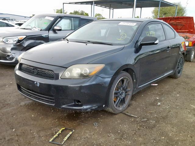 JTKDE167780232161 - 2008 TOYOTA SCION TC BLACK photo 2