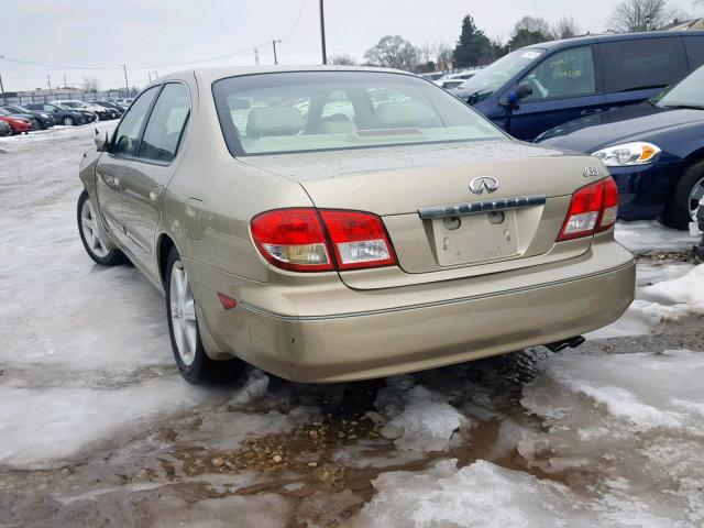 JNKDA31A13T102674 - 2003 INFINITI I35 BEIGE photo 3