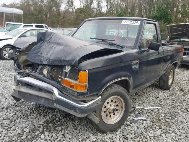 1FTCR10A4LUA99775 - 1990 FORD RANGER BLACK photo 2