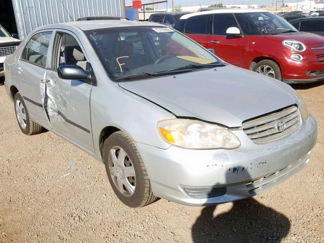 1NXBR32E64Z216003 - 2004 TOYOTA COROLLA CE SILVER photo 1