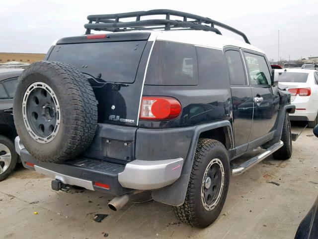 JTEZU11F38K002549 - 2008 TOYOTA FJ CRUISER BLACK photo 4