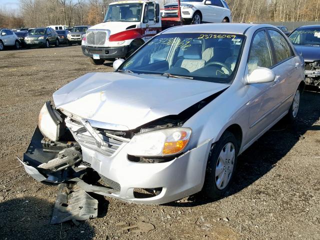 KNAFE121075403557 - 2007 KIA SPECTRA EX SILVER photo 2