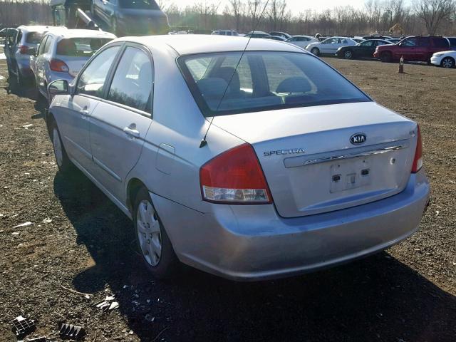 KNAFE121075403557 - 2007 KIA SPECTRA EX SILVER photo 3