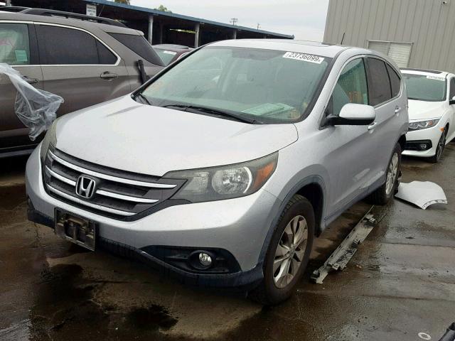 5J6RM3H51CL007470 - 2012 HONDA CR-V EX SILVER photo 2