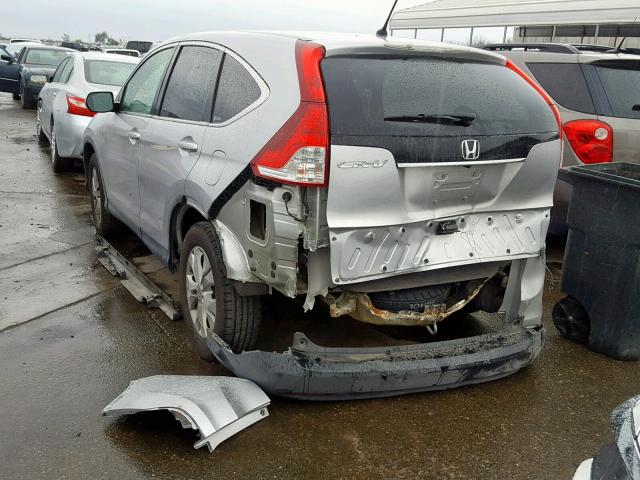 5J6RM3H51CL007470 - 2012 HONDA CR-V EX SILVER photo 3