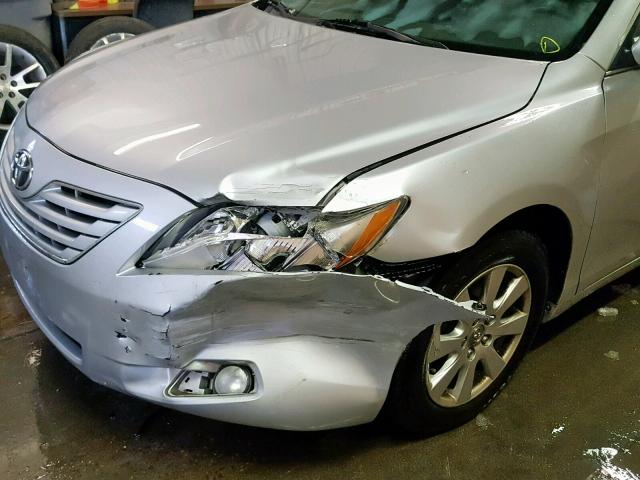 4T1BK46K79U081471 - 2009 TOYOTA CAMRY SE SILVER photo 9