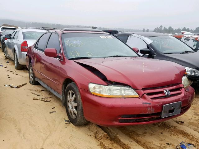 1HGCG56702A041706 - 2002 HONDA ACCORD SE RED photo 1